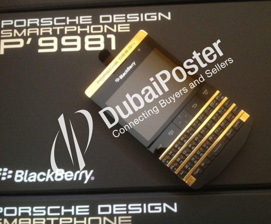 BBM PIN: 2662F254 New Blackberry Q10 Gold Plated and Gold Porsche Design